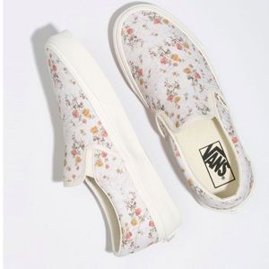 Vans Classic Slip On Vintage Floral Marshmallow
